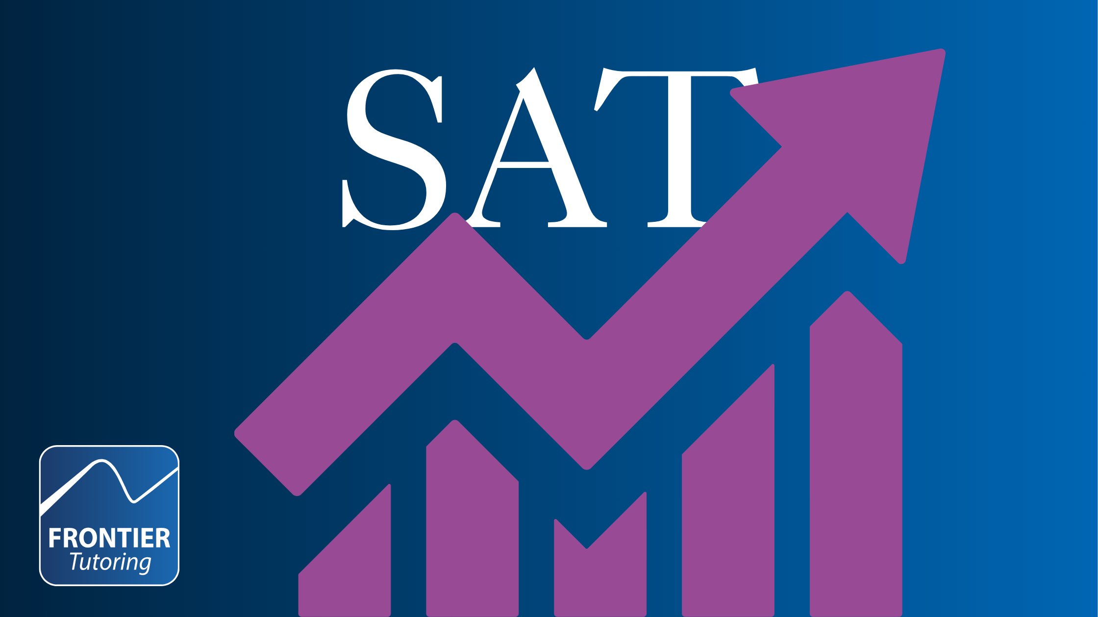 A graphic showing an increase in values over time with a purple arrow pointing to the top right. The background is a gradient of blues and above the arrow is the word